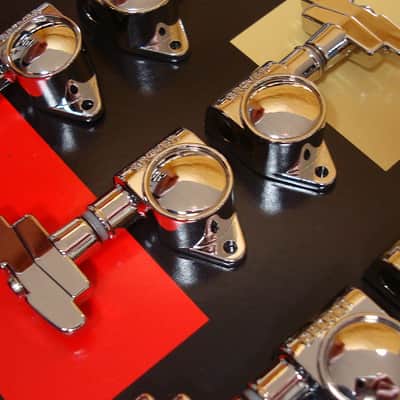 Grover 109-18N  Super Rotomatic Tuning Machines 18:1, 3 +3 Nickel Finish image 3