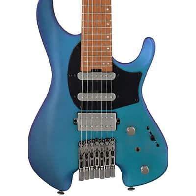 Ibanez Q547 7-string Electric Guitar - Blue Chameleon Metallic Matte image 1
