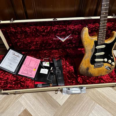 Fender Custom Shop Roasted Poblano Stratocaster Super Heavy Relic Aged Natural Limited Edition image 3