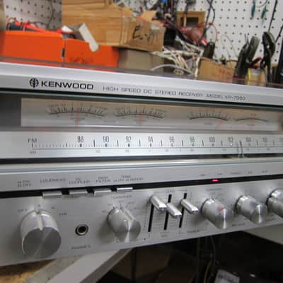 Vintage Kenwood KR-7050 Stereo Analogue Am/Fm Receiver, Ex Sound, Phono, Japan, Beauty 1970s Brown/Silver image 1