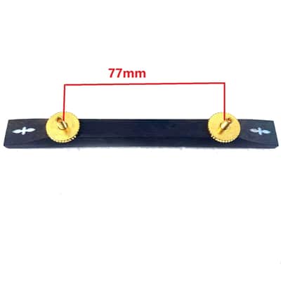 Rosewood Archtop Jazz Guitar Bridge image 3