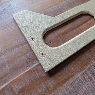 Early 1960's Fender Blonde Amplifier Head Rear Panel Cover Original Part image 4