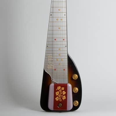 Gibson  BR-1 Ultratone Owned and Used by Elliott Sharp Lap Steel Electric Guitar (1951), original brown hard shell case. image 1