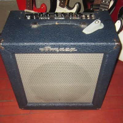 1960 Ampeg M-15 Big M Combo Amp Blue Tolex image 1