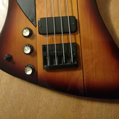 Left​  Handed Tokai Thunderbird Bass Guitar 1992 Tobacco Sunburst image 2