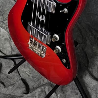 VINTAGE 1970-74 Epiphone ET-280 Bass Guitar - Cherryburst Beauty! image 4