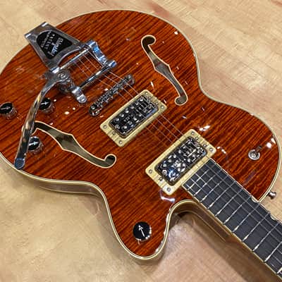 Gretsch G6659TFM Players Edition Broadkaster Jr. Center Block Single-Cut - Bourbon Stain image 4