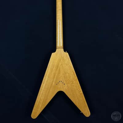 Gibson Korina '58 Flying V from 2022 in Natural with original case image 2