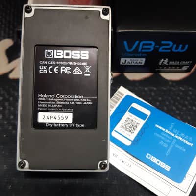 Boss VB-2W Waza Craft Vibrato SEP 2023 MIJ with BOX image 4