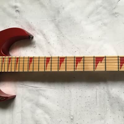Vintage 1991 Ibanez RG770 DX Candy Apple Red Dimarzio USA Pickups jem RG550 Japan MIJ image 3