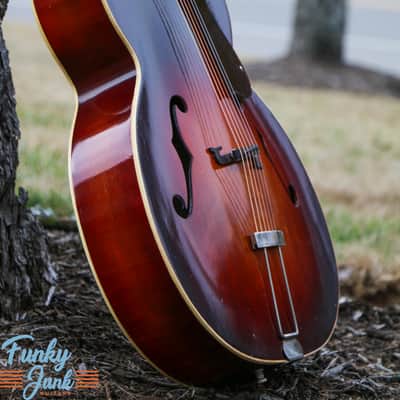 ~Tone Monster~ 1952 Wabash by Kay Jumbo Jazzbox Archtop Guitar ~ Made in USA! Harmony Silvertone ! image 8