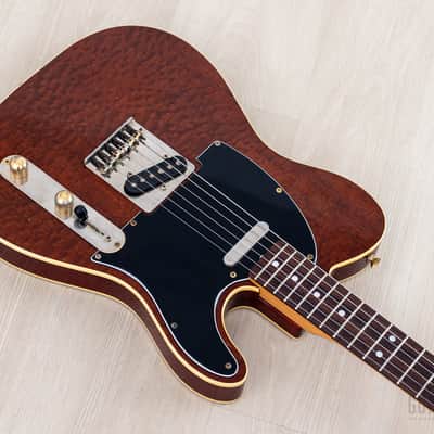 1984 Tokai Breezysound TTE60 TM T-Style Custom Vintage Guitar Tortoiseshell Mahogany w/ Tweed Case image 9
