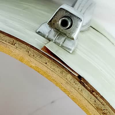 Ludwig 9x13"White Marine Pearl Tom Drum Vintage70 Classic WMP 3Ply Natural Maple image 9