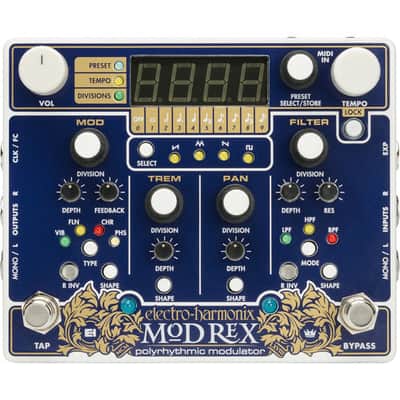 Electro-Harmonix MOD REX Polyrhythmic Modulator Pedal image 1