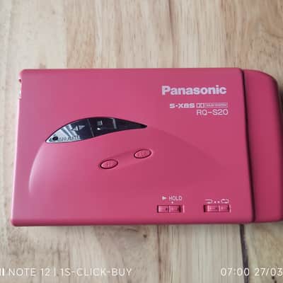 Panasonic RQ S20 1992 - Panasonic Walkman Cassette player RQ S20 pink working image 6