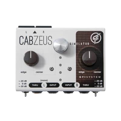 GFI System | CabZeus | Stereo Speaker Cabinet Simulator & DI Box | XLR Outputs image 4