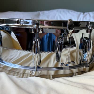 Gretsch USA Custom  Chrome Over Brass Snare 4160 image 3