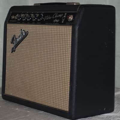 1966 Fender Blackface Vibro Champ 6-Watt 1x8" Guitar Combo image 3