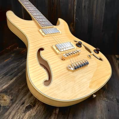 Ultra Rare 2006 Ibanez Awd-102-nt Artcore Custom Natural semi hollow body image 3