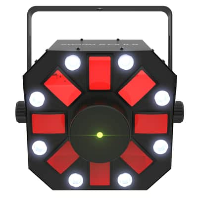 Chauvet DJ Swarm 5 FX ILS RGBAW 3-in-1 DMX LED Rotating Derby/Laser/Strobe Light image 1