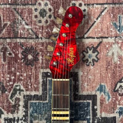 1963 Hofner 173 Vintage 3 Pickup Brokat Vinyl Made In Germany Electric Guitar W/ Original Hardshell Case! image 11