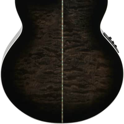 Michael Kelly Dragonfly 4 Acoustic-Electric Bass Guitar, Pau Ferro Fingerboard, Smoke Burst image 7