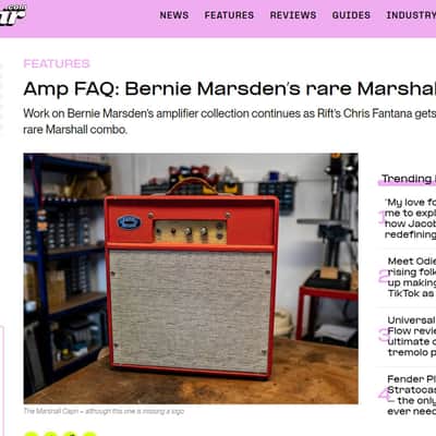 Marshall CAPRI RARE Vintage 60s Guitar Combo Amp Artist Owned by Whitesnake Bernie Marsden 1960's amplifier image 2