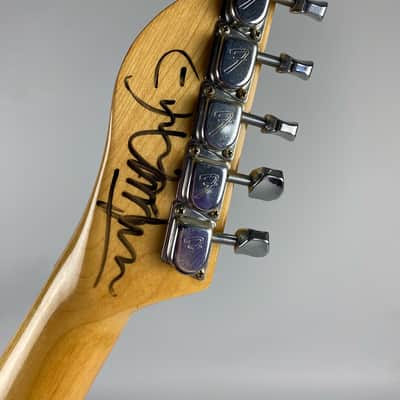 Fender Telecaster 1978/9 - Natural, Maple neck, Pro Jumbo Re-fret, Original Hardshell case, Signed by Jimmy Vaughan, Ticket, Etc, Original hardshell Fender Case image 7
