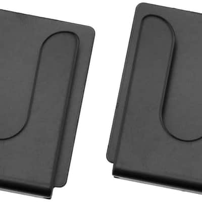 Mic Holder black Metal car microphone holder Mobile radio microphone hanger with Tape backing，Suitable for cars, homes, offices and so on,2pcs image 3