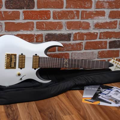 Ibanez K7YANG Brian "Head" Welch Signature Matte White 2025 w/Gigbag image 2