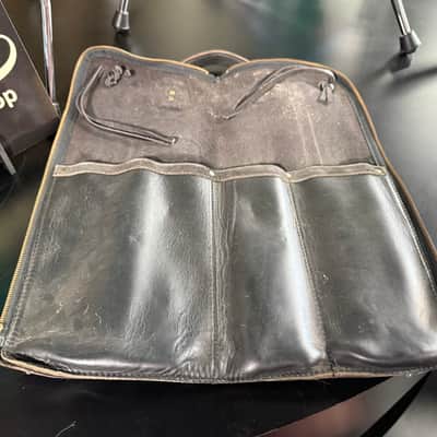 Vintage Reunion Blues Black Leather Stick Bag (Rm4) image 4