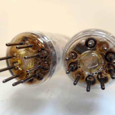 2 TELEFUNKEN EF86 SILVER PLATES, RING GETTER, DIAMOND ◊ image 4