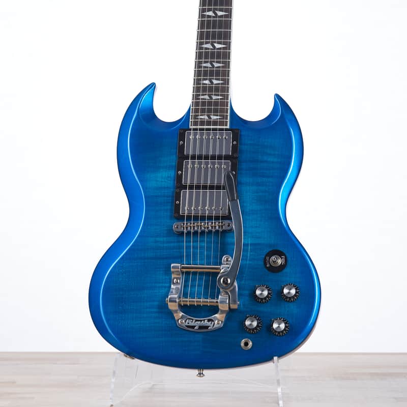 Gibson SG Deluxe with Bigsby, Cobalt Fade | DEMO image 1