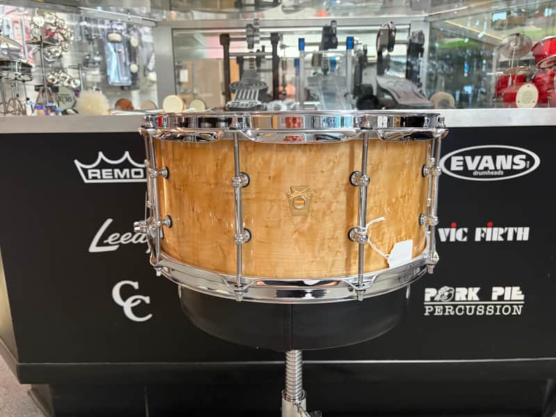 Ludwig Legacy Exotic 6.5X14 Birdseye Maple Snare Drum - Chicago Drum Show Demo image 1