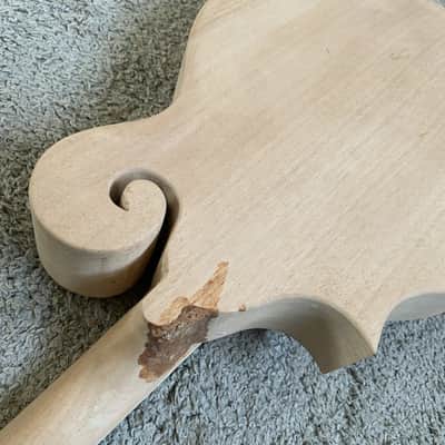 All Solid Mahogany 8 String Mandolin, Rosewood Fingerboard Neck image 3