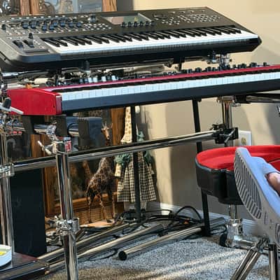Gibraltar 2 tier Keyboard Stand Custom  2026 - Chrome image 5