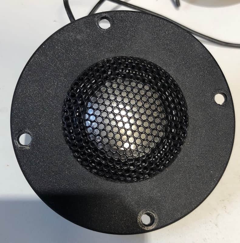 PAIR OEM Polk Audio 1" Silk Dome Tweeters 110-22 D0002610 Mylar Lens TESTED image 1