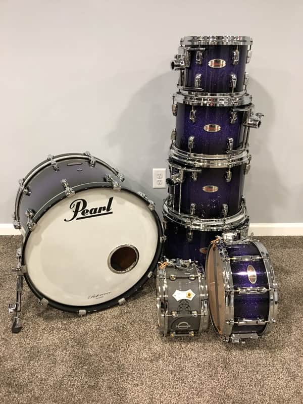 Pearl Reference 7 Piece Drum Kit Purple Craze image 1