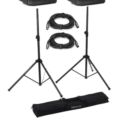 Electro-Voice ZLX-12P-G2 1000W 12-inch Powered Speakers with Stands and Cables image 2