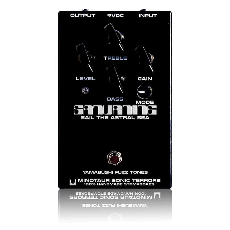 Minotaur Sonic Terrors Saturnine Fuzz (Based on the Boss FZ-2 Hyper Fuzz) 2021 Black / Silver image 1