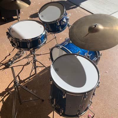 Rogers Drum Kit 1965 Blue Onyx image 4