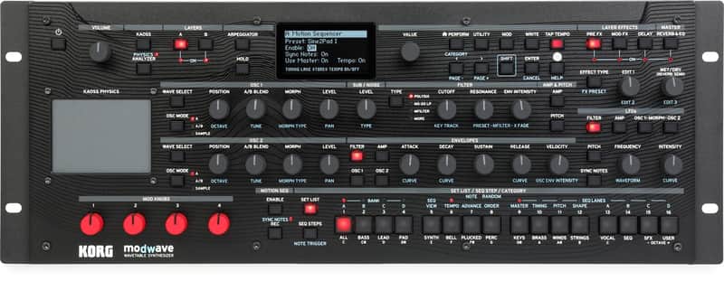 Korg Modwave Wavetable Synthesizer Rackmountable Desktop image 1