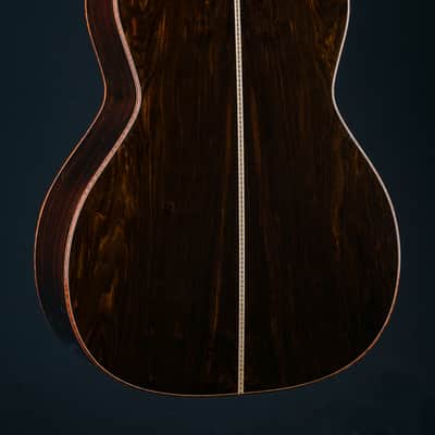 Santa Cruz H13 Custom African Blackwood and Fort Ross Chapel Redwood with Snakewood Inlays NEW image 16