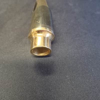 Bari Hybrid Gold Hard Rubber/Metal Alto Sax Mouthpiece - 7* Facing (.095) 2010s - Black/Gold image 2