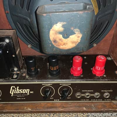 Completely Restored 1949 Gibson GA-50 Vintage Tube Amp Combo Jensen Alnico Speakers image 5
