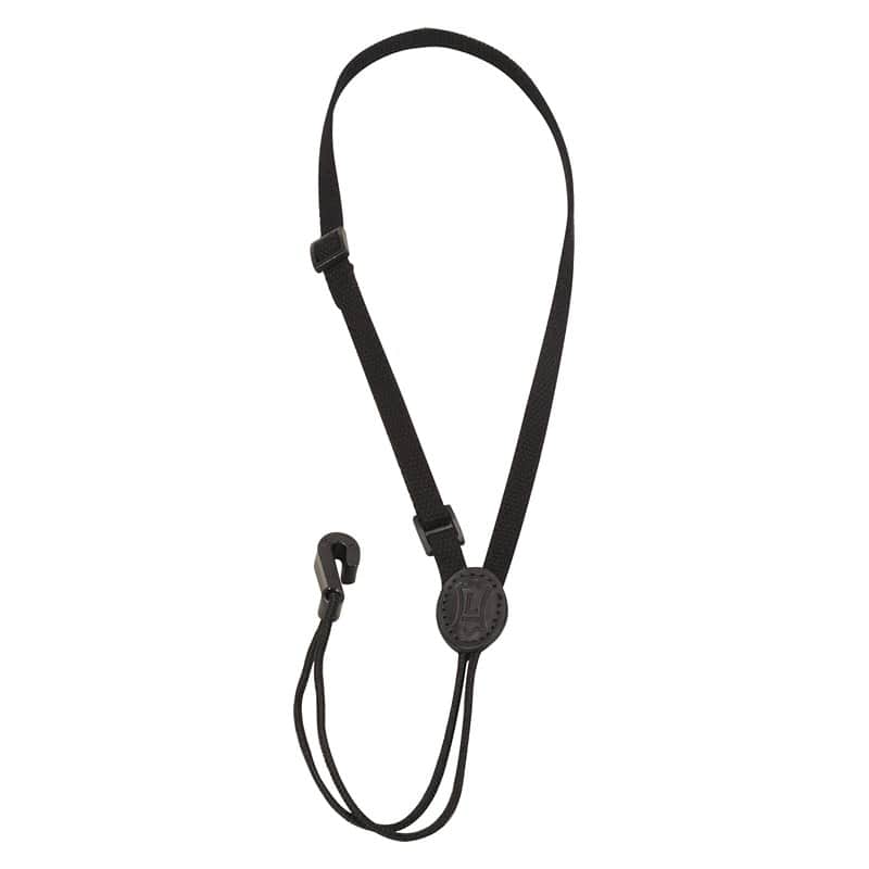 Levy's Leathers - M22-BLK -  3/8" Wide Black Cotton Classical/ukulele Strap. image 1