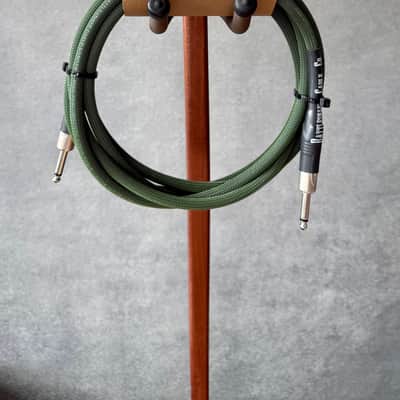 Rattlesnake 10' Standard Instrument Cable (Straight to Straight, Radar Olive) image 2