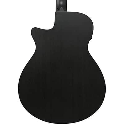 Ibanez AEG621BOT 6-String Grand Concert Acoustic Electric Guitar, Black Out image 6