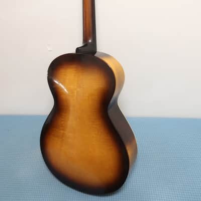 Vintage 1960s  Framus Parlor Model 5/10 "Serenade" Small Body Acoustic Guitar West Germany Clean Original Fuax Gator Case Hang Tags & Original Pick WOW image 10
