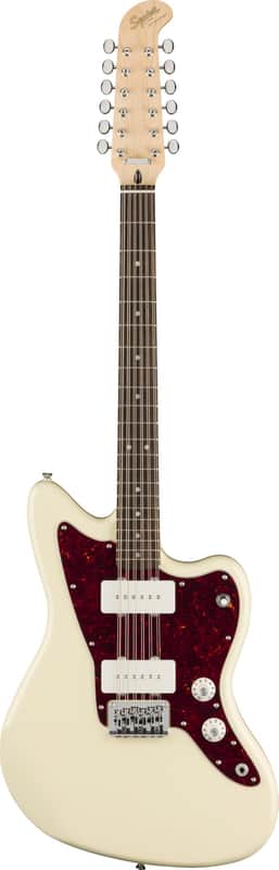 Paranormal Jazzmaster XII, Laurel Fingerboard, Tortoiseshell Pickguard, Olympic White image 1